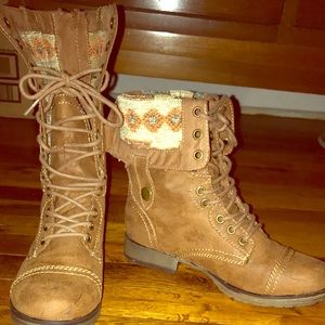 Military fashion boots